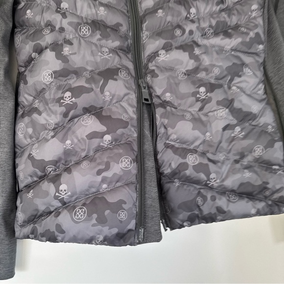 G/Fore Shelby Jacket Down Women’s Size Small Grey Camo Print - Picture 4 of 6